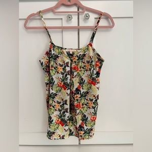 Floral/tropical print camisol